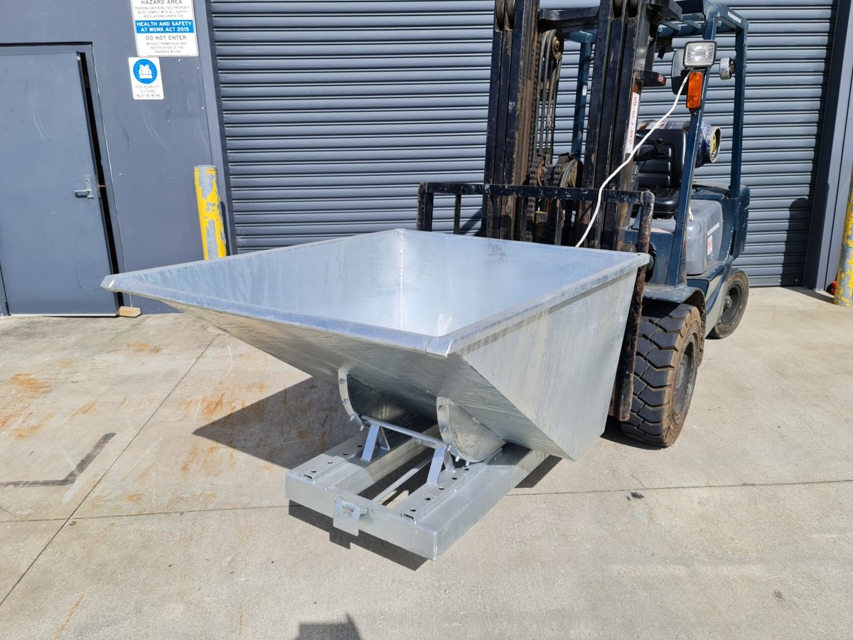 Buy Hopper - Self-tipping Forklift Attachment in Waste Management  from Astrolift NZ